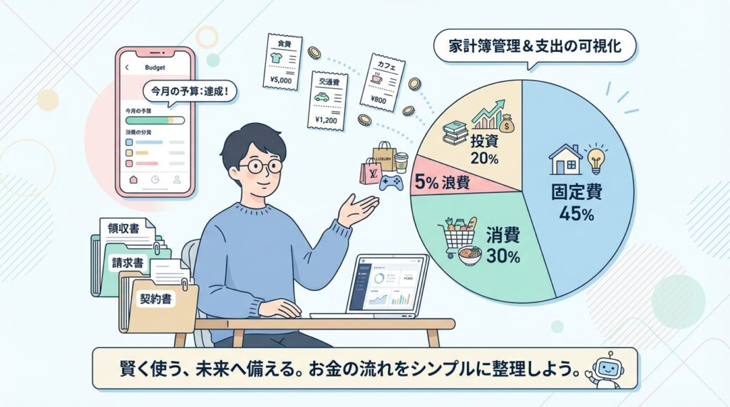 家計簿管理&支出の可視化